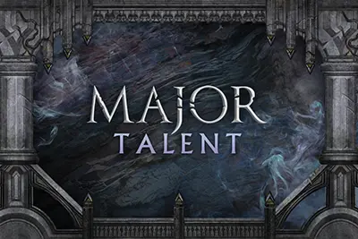 Major Talent card back
