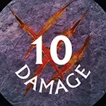 10 Damage token