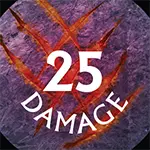 25 Damage token